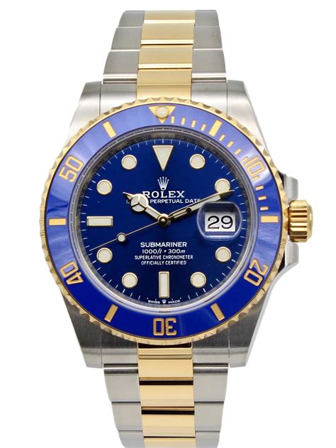 rolex blue dial watch|Rolex watch submariner blue.